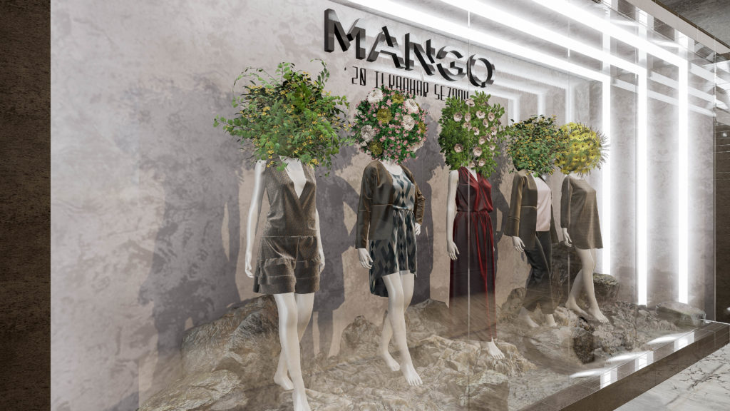 Mango Kadın Giyim Mağazası Vitrin Çalışması | Bursa — architectural visualization 2 by Arakot Studio