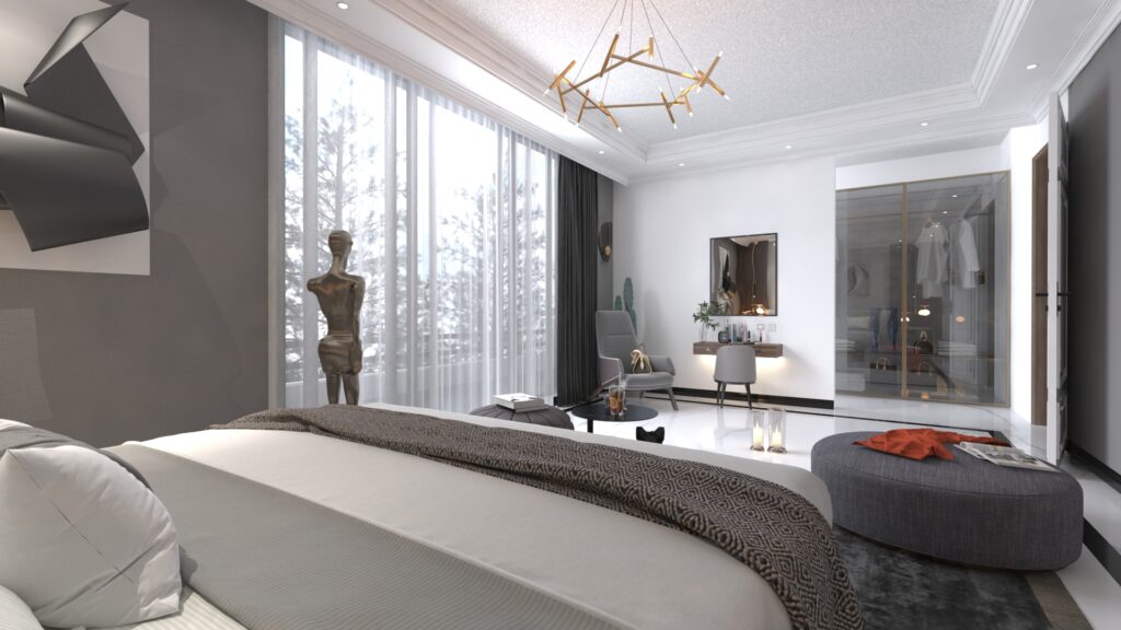 Villa İç Mekan ve Kat Planları  |  Tunus — architectural visualization 6 by Arakot Studio