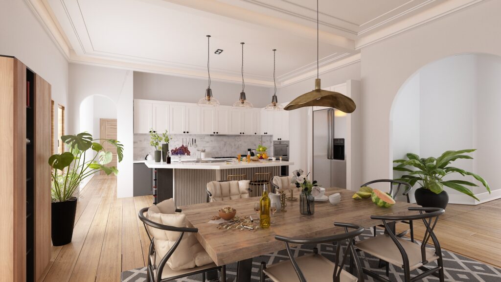 Villa Tasarımı ve İç Mekanı  |  Amerika — architectural visualization 3 by Arakot Studio