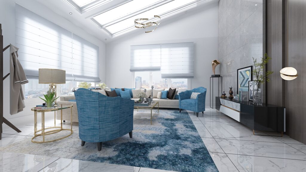 Villa İç Mekan  |  Amerika — architectural visualization 1 by Arakot Studio