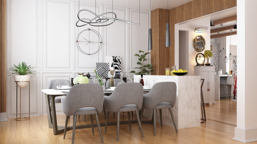 Villa İç Mekan 2. Kat |  Amerika — architectural visualization 6 by Arakot Studio