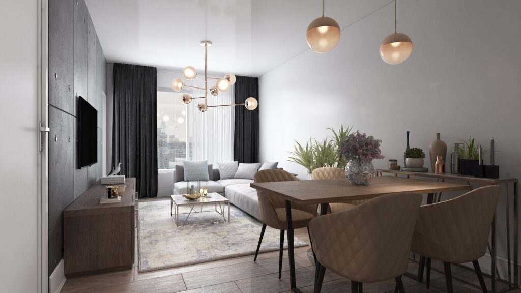  Yeni Toplu Konut İç Mekan |  Kanada — architectural visualization 3 by Arakot Studio