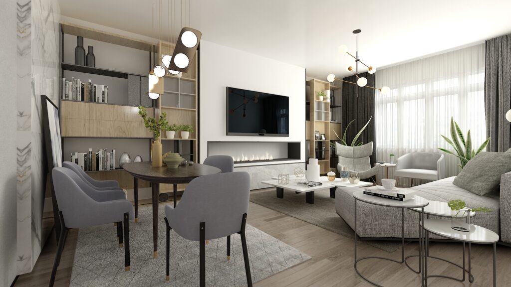 Apartman Dairesi Renovasyon |  Singapur — architectural visualization 2 by Arakot Studio