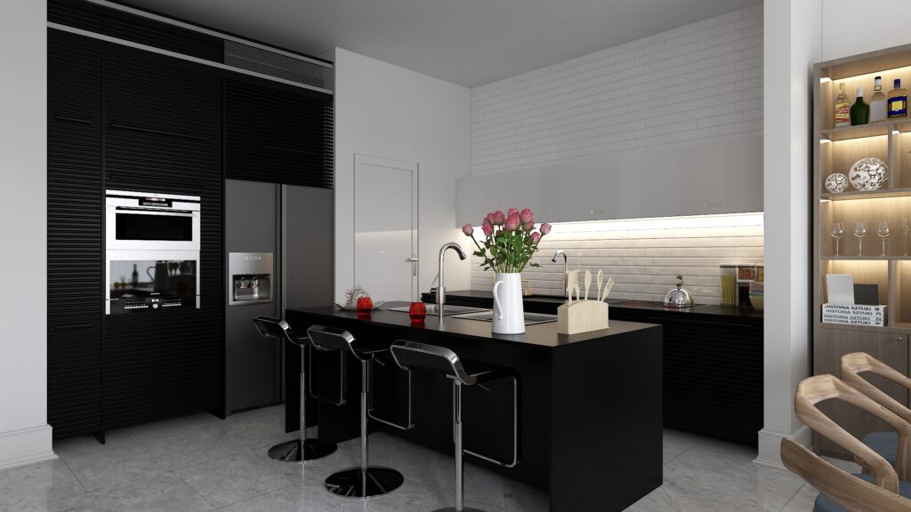 Villa İç Mekan 1. Kat |  Kanada — architectural visualization 3 by Arakot Studio