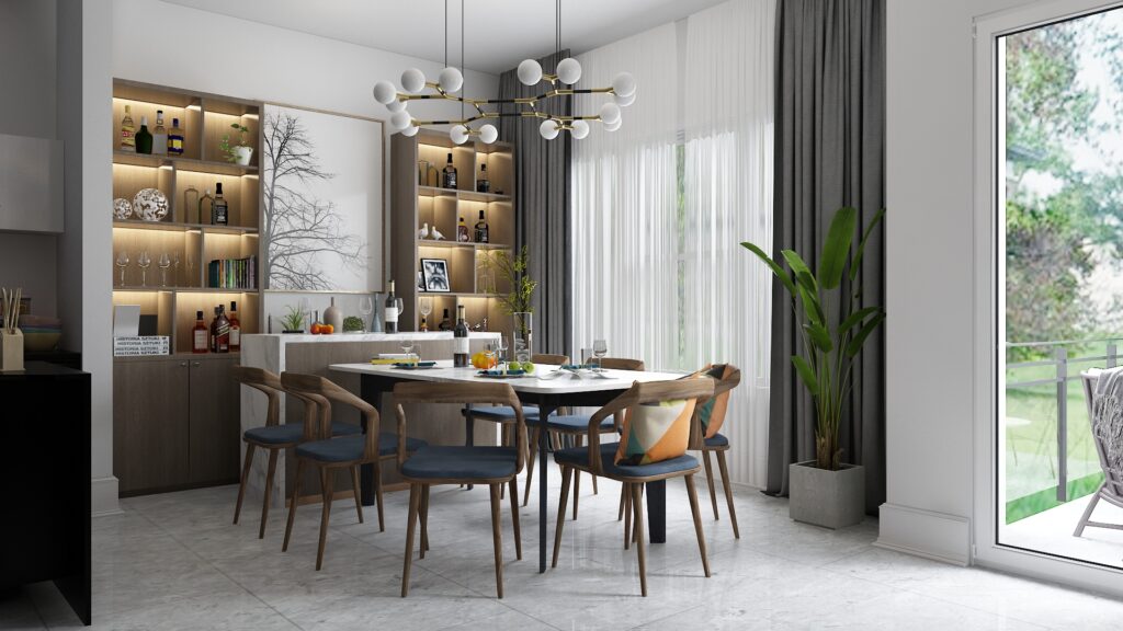 Villa İç Mekan 1. Kat |  Kanada — architectural visualization 4 by Arakot Studio