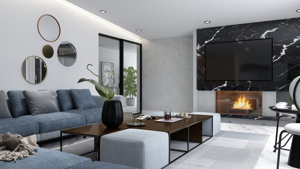 Livingroom Design |  England — architectural visualization 2 by Arakot Studio
