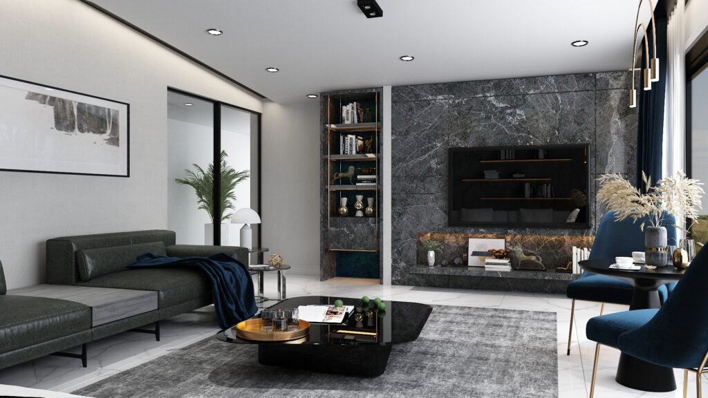 Livingroom Design |  England — architectural visualization 1 by Arakot Studio