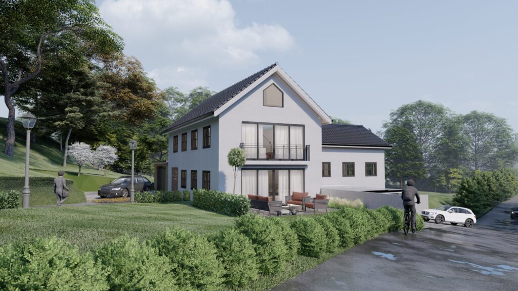 Exterior Villa Design |  England — architectural visualization 1 by Arakot Studio