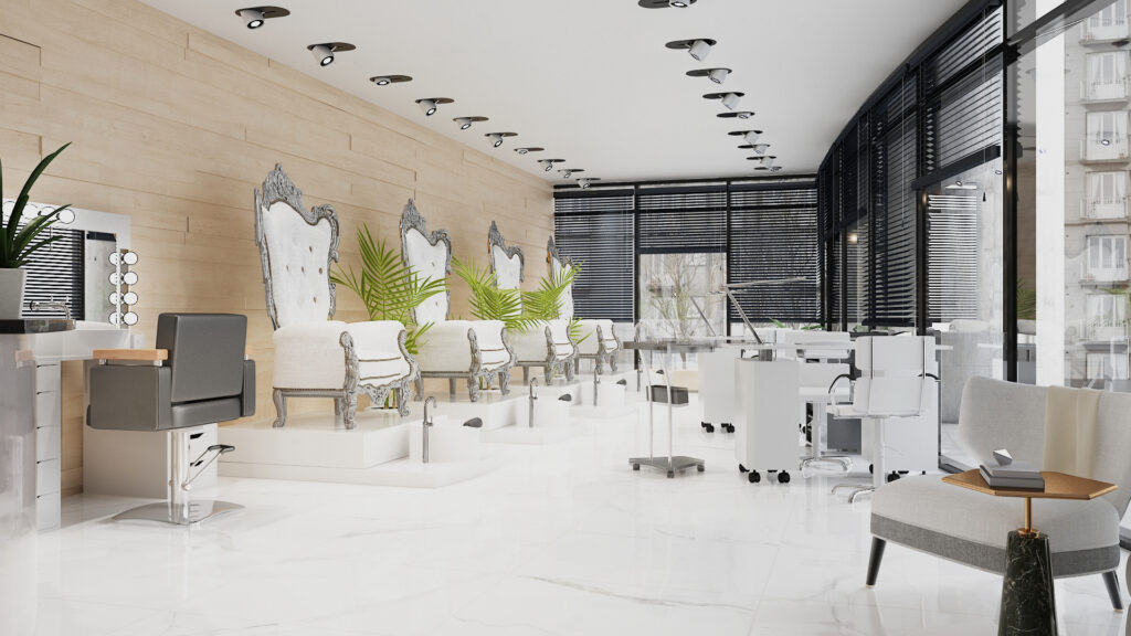 Kuaför Salonu Tasarımı |  Dubai — architectural visualization 3 by Arakot Studio