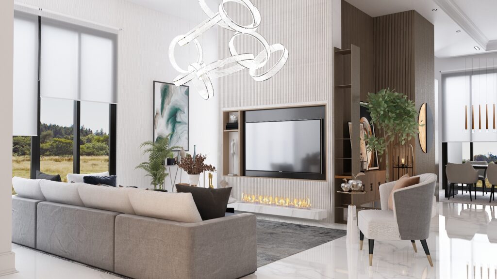 Villa Design 1 (Kitchen, Living Area) |  Malaysia — architectural visualization 4 by Arakot Studio