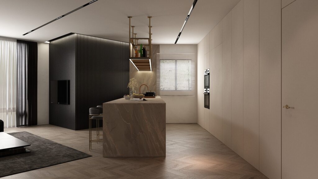 Aparetment Interior Design |  USA — architectural visualization 5 by Arakot Studio
