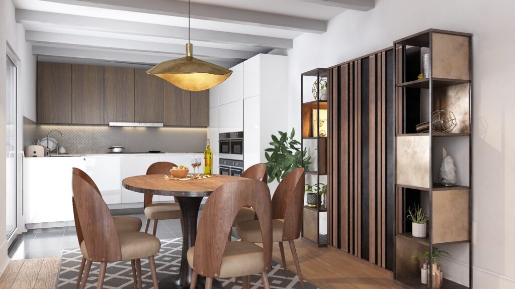 Living Room-Kitchen Design |  Switzerland — architectural visualization 3 by Arakot Studio