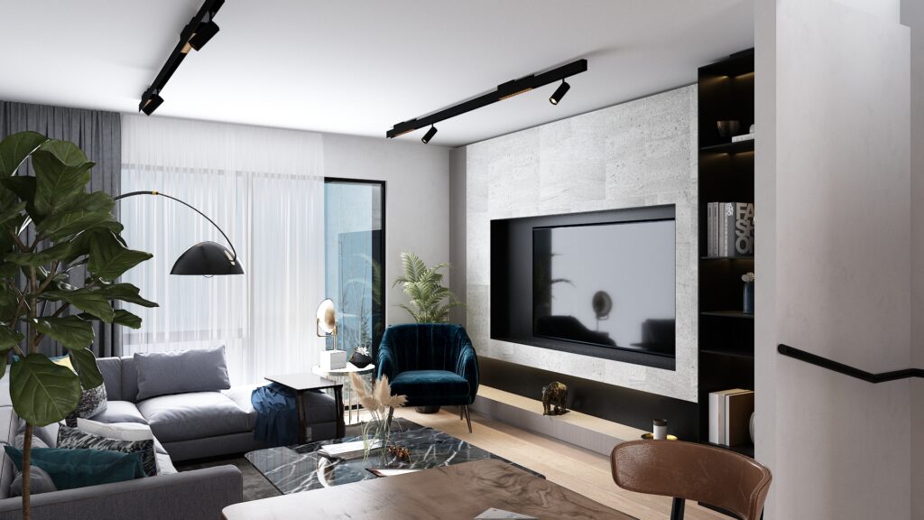 Apartment Interior Design |  France — architectural visualization 1 by Arakot Studio