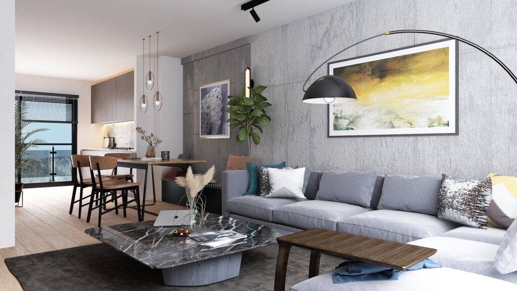 Apartment Interior Design |  France — architectural visualization 3 by Arakot Studio
