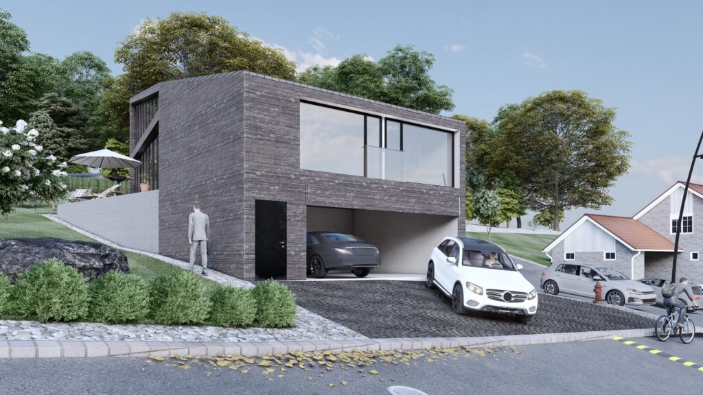 Villa Design |  Switzerland — architectural visualization 1 by Arakot Studio