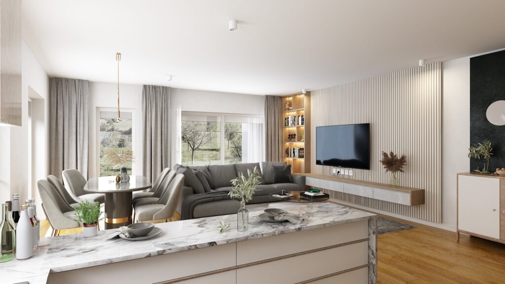  Lıvıng Room |  Italy — architectural visualization 1 by Arakot Studio
