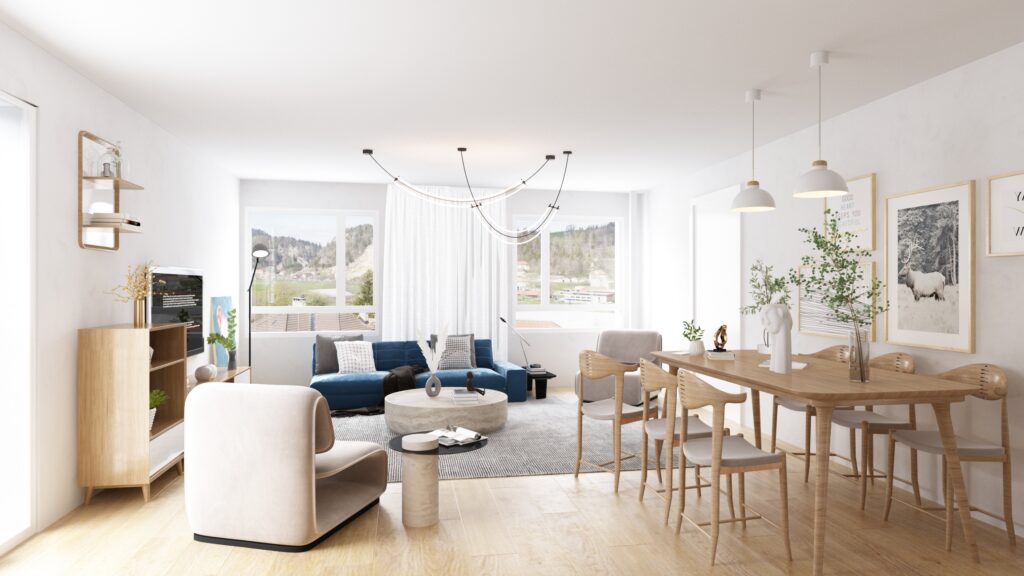 lıvıng-kıtchen desıgn |  germany — architectural visualization 1 by Arakot Studio
