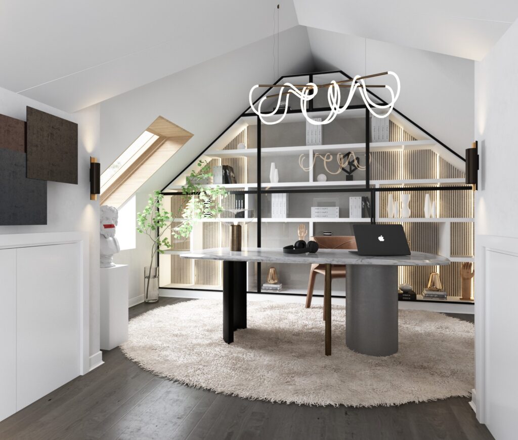study room |  france — architectural visualization 1 by Arakot Studio