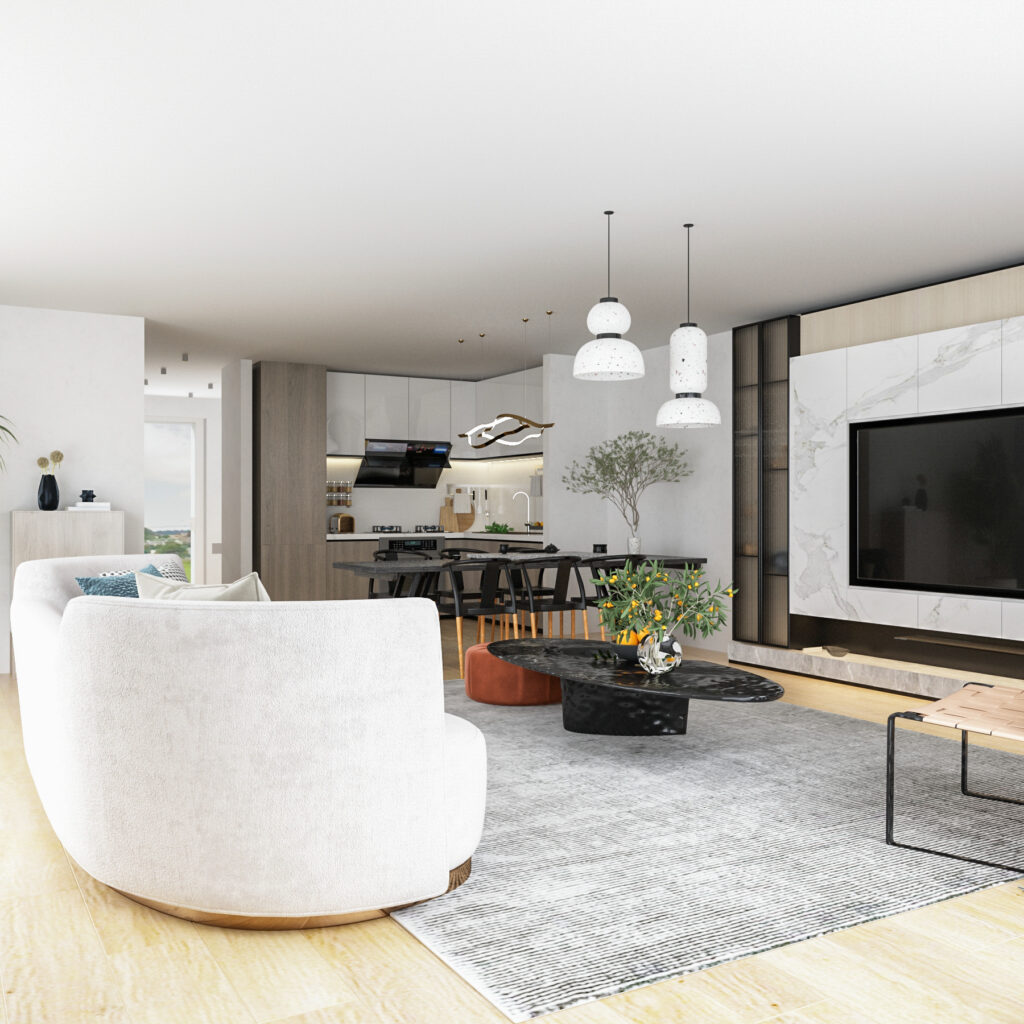 lıvıng-dınıng-kıtchen desıgn |  norway — architectural visualization 2 by Arakot Studio