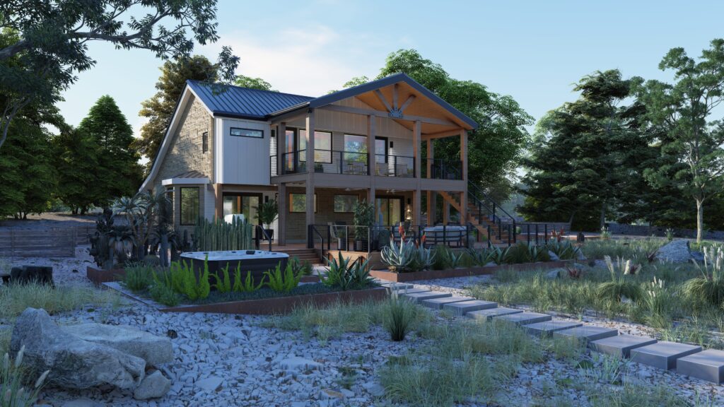 Luxury country house | usa — architectural visualization 1 by Arakot Studio