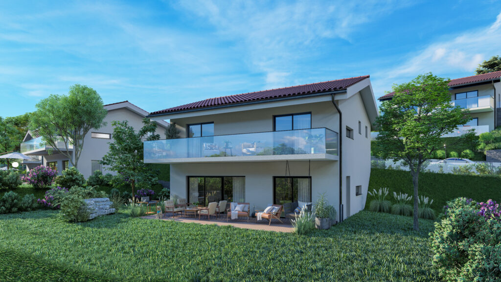 mountaın house exterıor |  swıtzerland — architectural visualization 2 by Arakot Studio