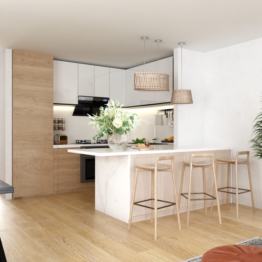 lıvıng-dınıng-kıtchen desıgn |  norway — architectural visualization 3 by Arakot Studio