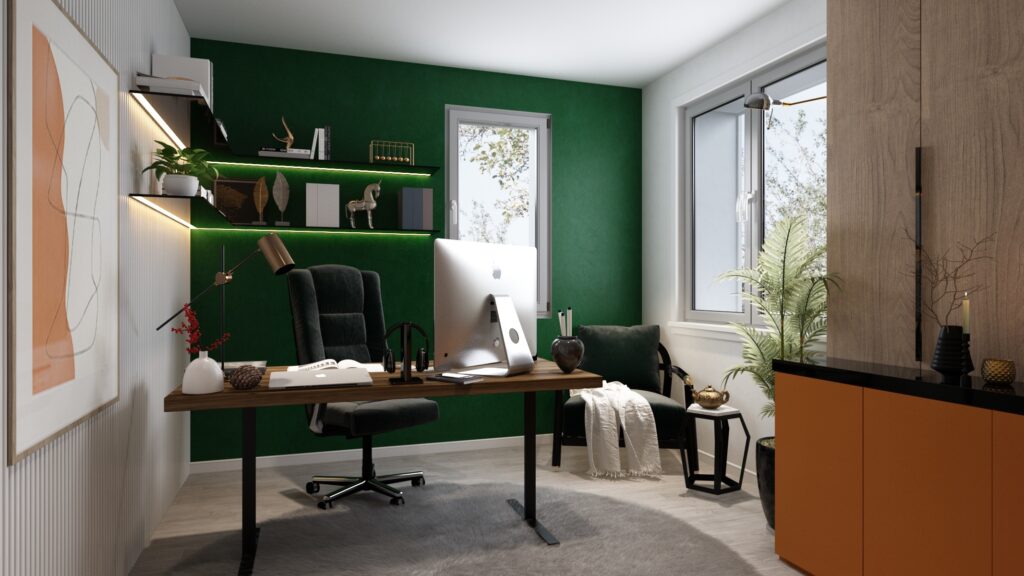 study room 1 |  germany — architectural visualization 1 by Arakot Studio