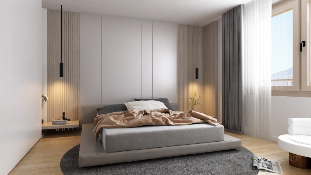 mınımalıst bedroom desıgn |  Italy — architectural visualization 1 by Arakot Studio