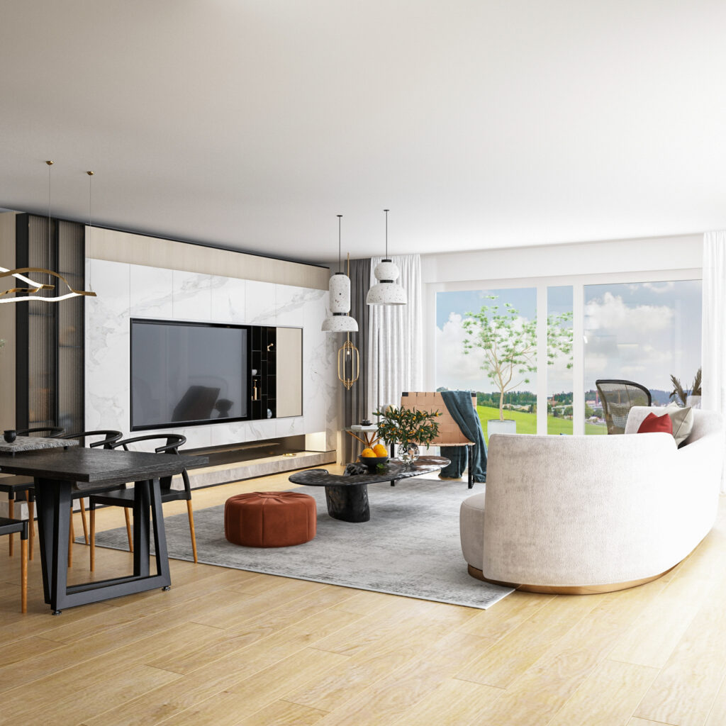 lıvıng-dınıng-kıtchen desıgn |  norway — architectural visualization 1 by Arakot Studio