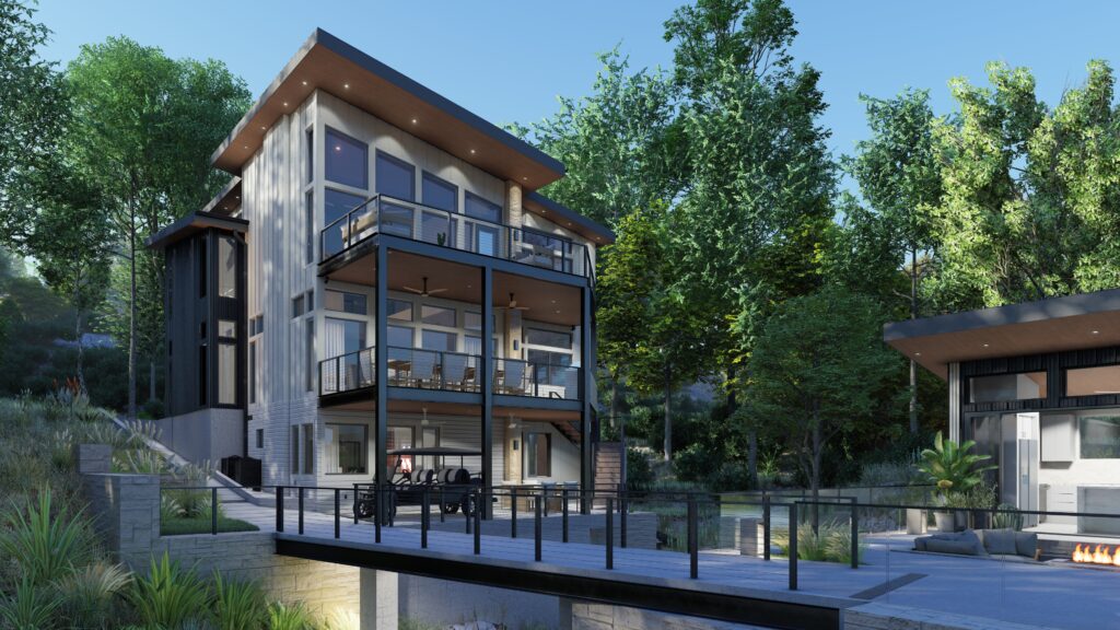 Lake house 2 |  usa — architectural visualization 2 by Arakot Studio