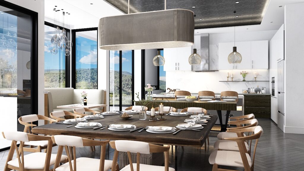 luxury vılla ınterıor 2 |  usa — architectural visualization 1 by Arakot Studio