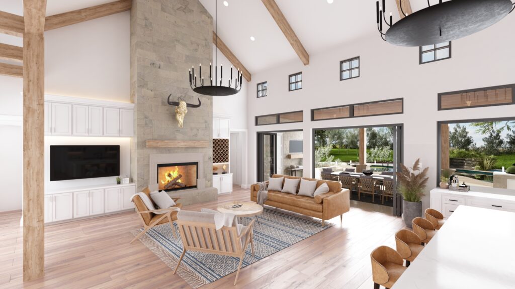 Canyon lake house living area |  usa — architectural visualization 2 by Arakot Studio