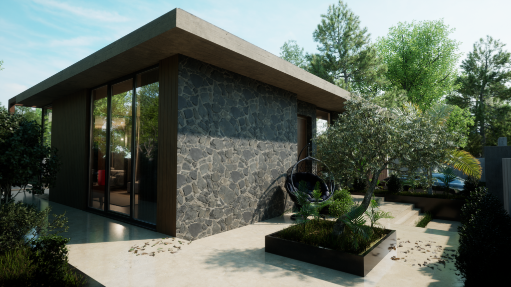 modern vılla  |  ısrael — architectural visualization 2 by Arakot Studio
