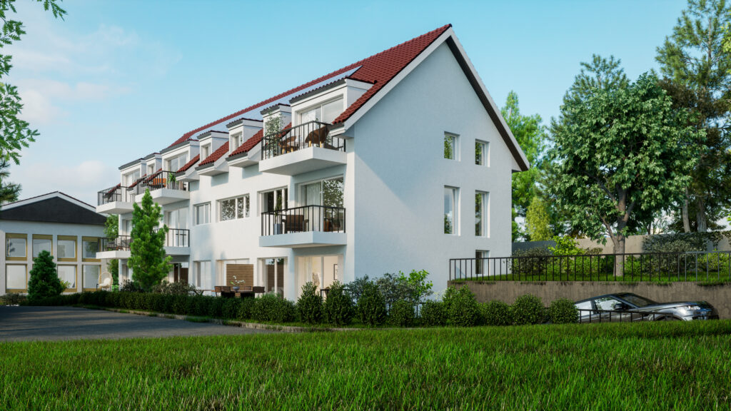 dwellıng buıldıng desıgn |  swıtzerland — architectural visualization 2 by Arakot Studio