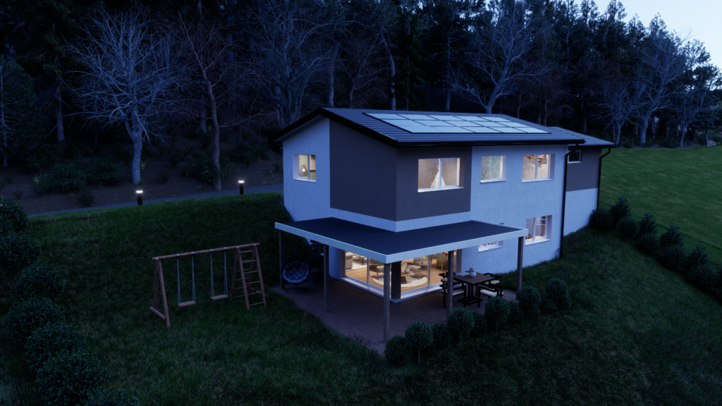 mountaın vılla |  usa — architectural visualization 1 by Arakot Studio