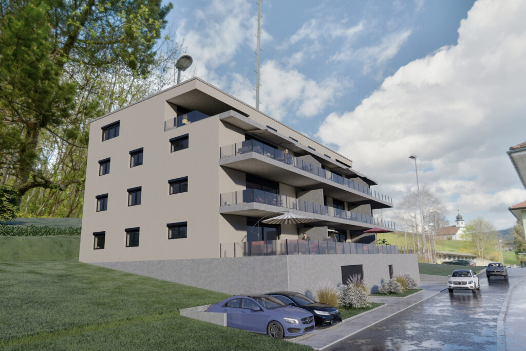 dwellıng buıldıng |  france — architectural visualization 2 by Arakot Studio