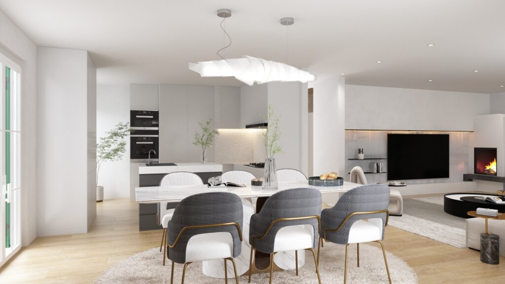 Renovated Buıldıng Kıtchen |  Switzerland — architectural visualization 1 by Arakot Studio