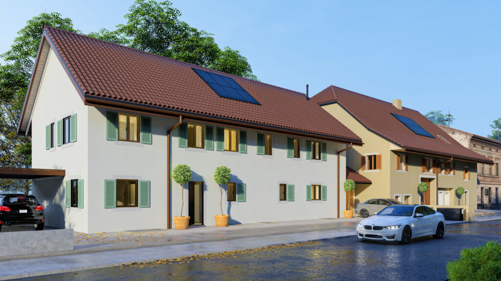 Renovated Buıldıng 2 |  Swıtzerland — architectural visualization 1 by Arakot Studio