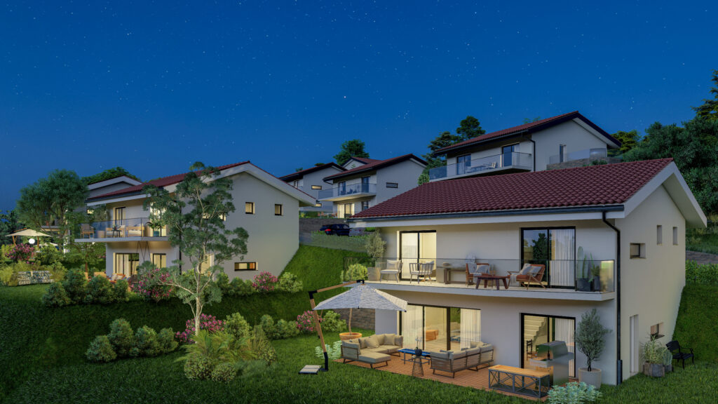 mountaın house exterıor |  swıtzerland — architectural visualization 1 by Arakot Studio