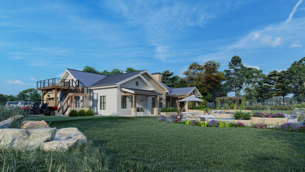 Luxury house exterıor 2 |  usa — architectural visualization 1 by Arakot Studio