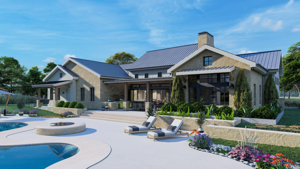 Luxury house exterıor |  usa — architectural visualization 2 by Arakot Studio