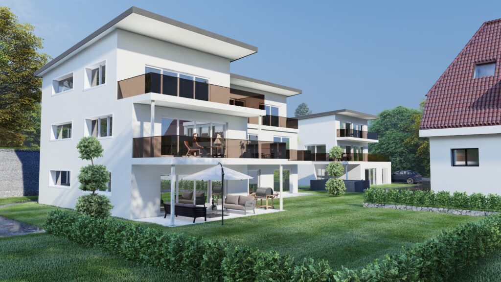 dwellıng buıldıngs |  swıtzerland — architectural visualization 5 by Arakot Studio