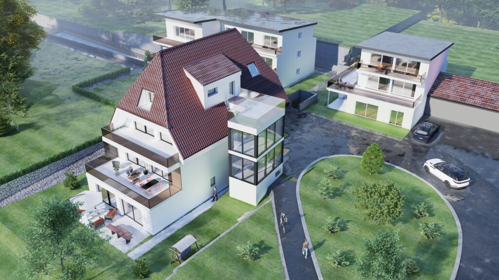 dwellıng buıldıngs |  swıtzerland — architectural visualization 1 by Arakot Studio
