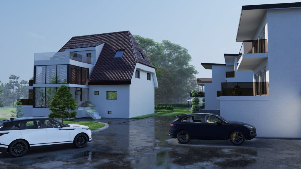 dwellıng buıldıngs |  swıtzerland — architectural visualization 2 by Arakot Studio