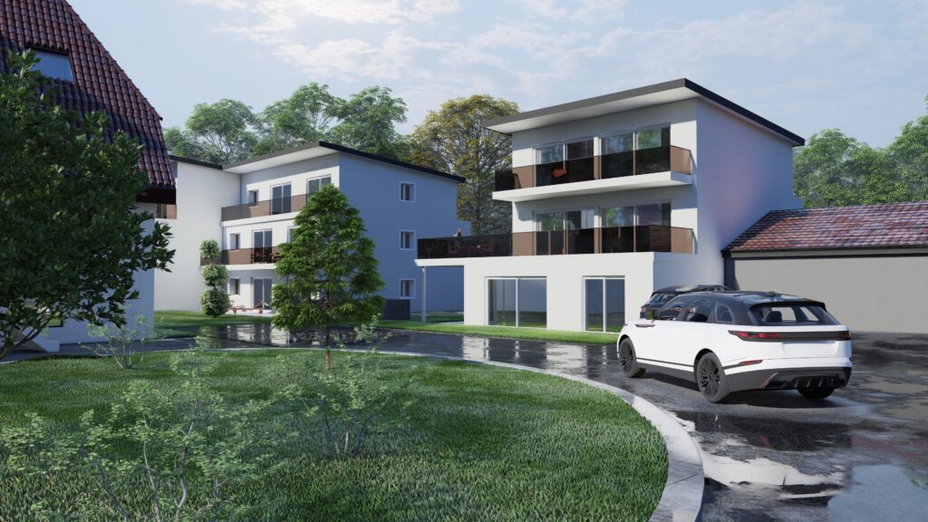dwellıng buıldıngs |  swıtzerland — architectural visualization 3 by Arakot Studio