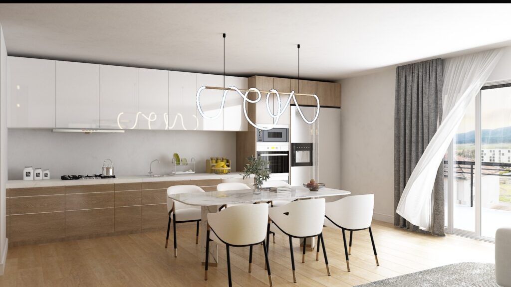 Kıtchen-lıvıngroom desıgn |  usa — architectural visualization 2 by Arakot Studio